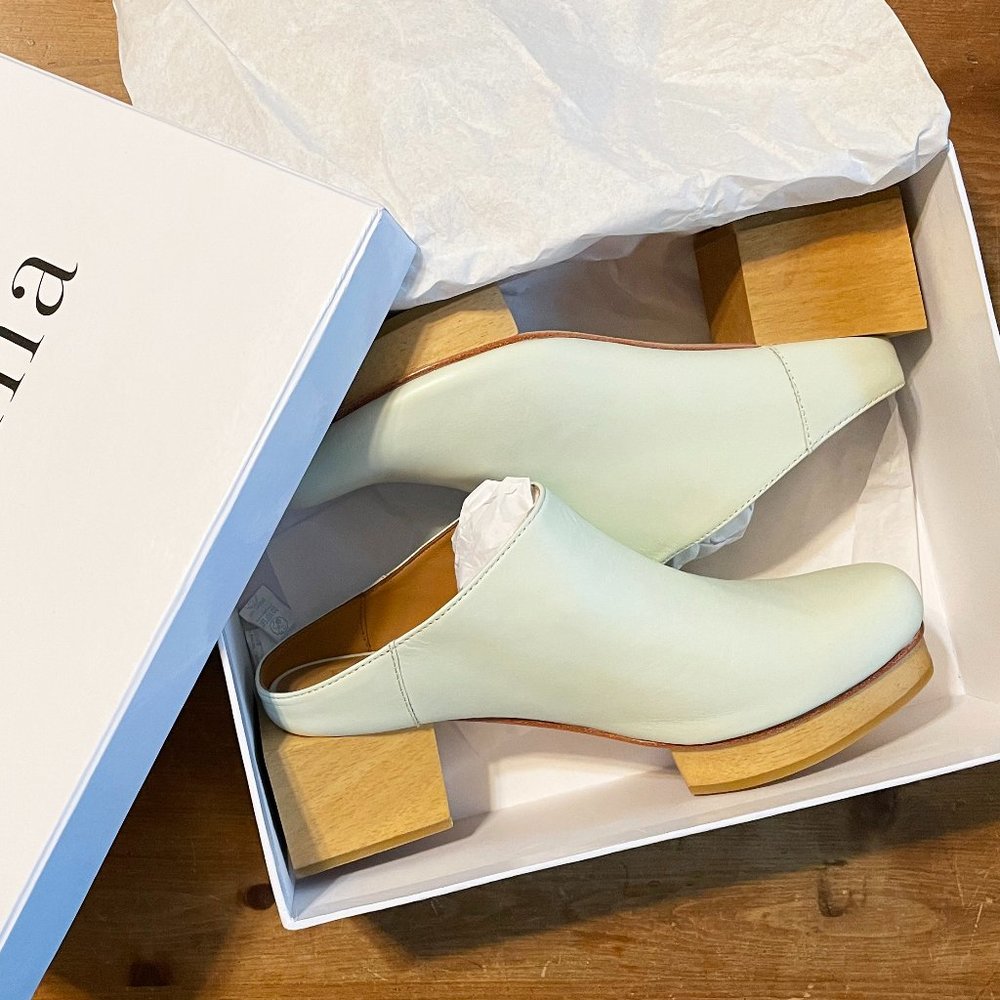 Beklina Matisse Platform Mules Clogs - Pastel Swamp